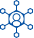wireframe of a hub and spokes