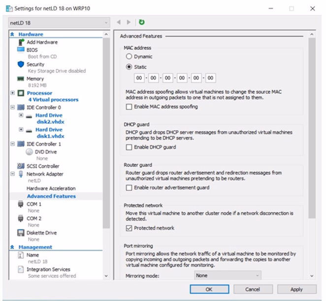 Set Static MAC Address