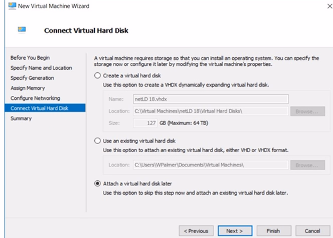 Skip Hard Disk Creation