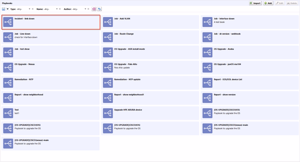 LogicVein Playbook automation example 1