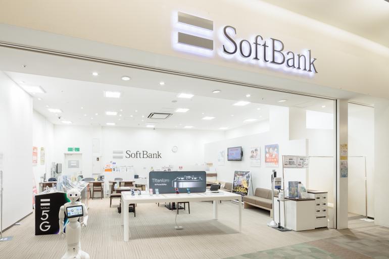 Softbank shop in Tokyo.