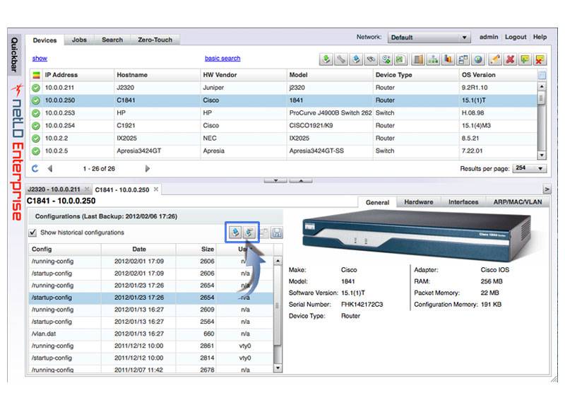 Configuration recovery for replacement devices